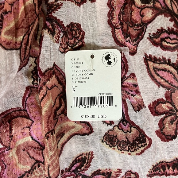 NWT Free People Women's Kauai Getaway Printed Tunic Top Dress size S - Picture 10 of 11